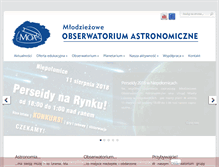 Tablet Screenshot of moa.edu.pl